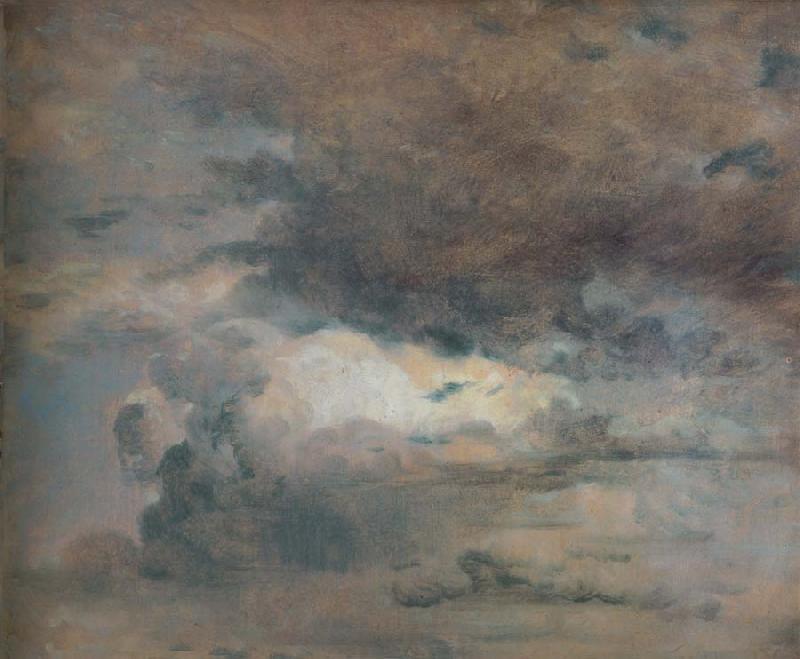 John Constable Cloud Study evening 31 August 182 Sweden oil painting art